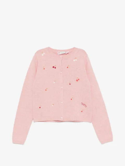 Bonpoint cardigan à détails brodés