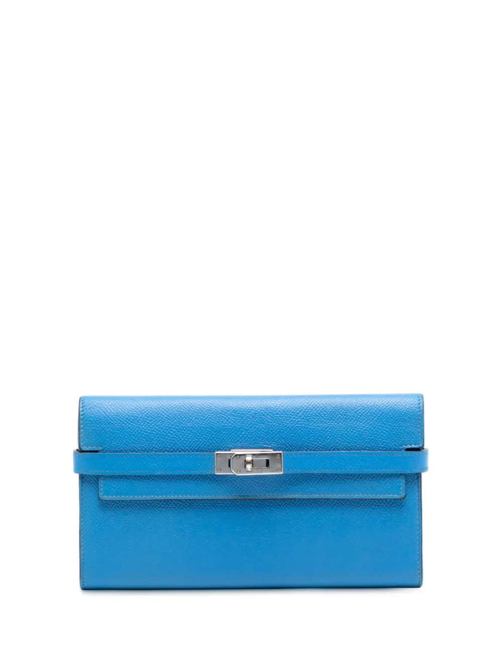 Hermès Pre-Owned Portafoglio Kelly in pelle Epsom 2019 - Blu
