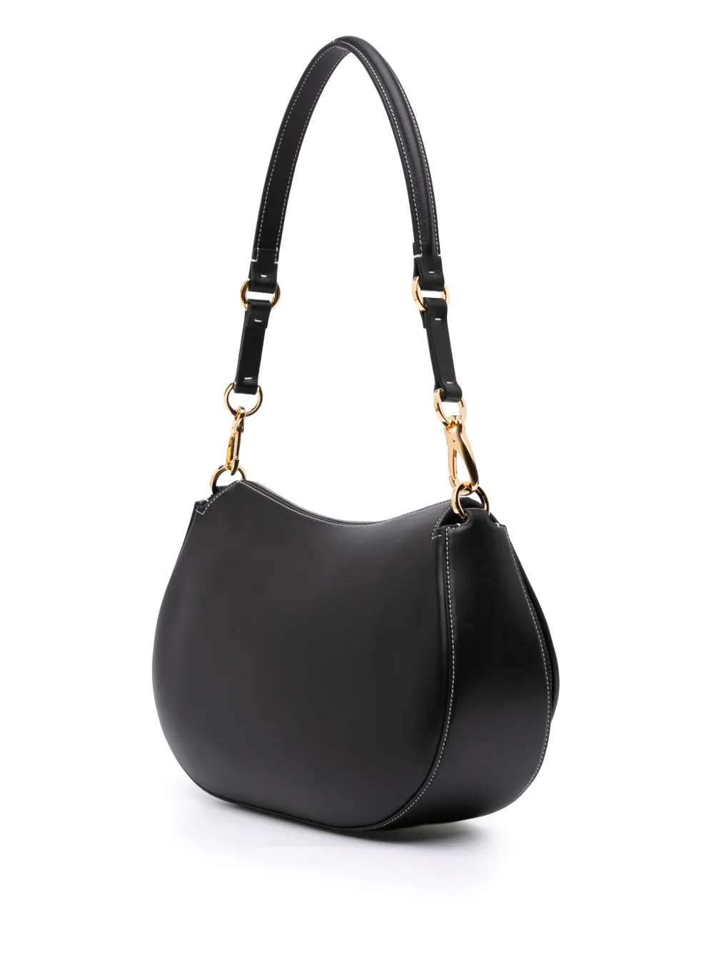2018-2025 Medium Leather Ohval Flap Bag Satchel