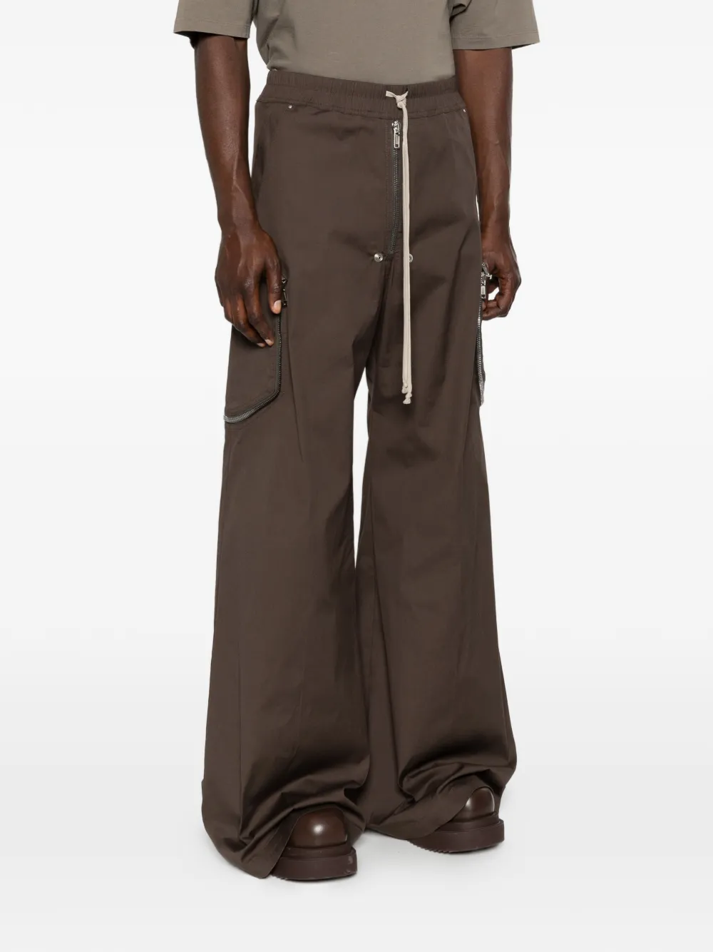 Rick Owens Broek met ritszak Bruin