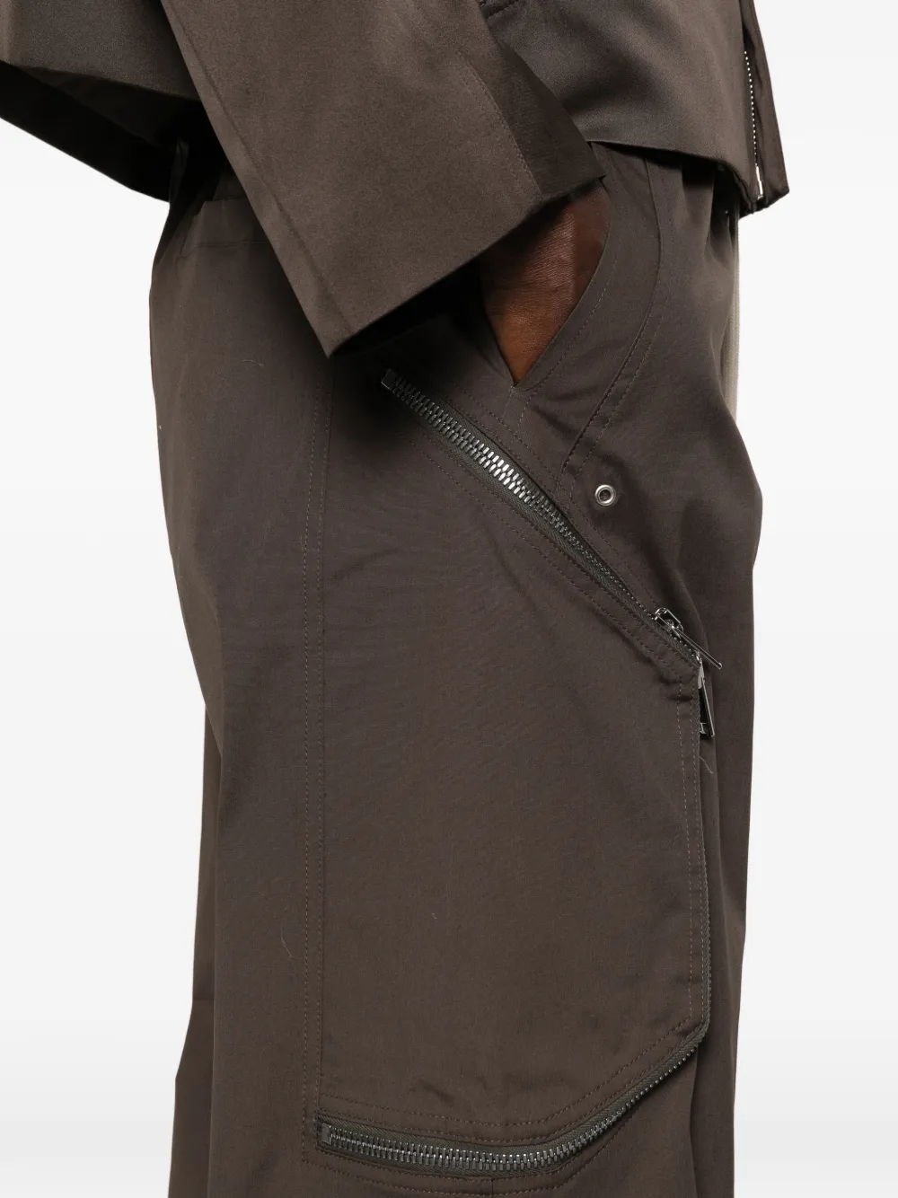 Rick Owens Broek met ritszak Bruin