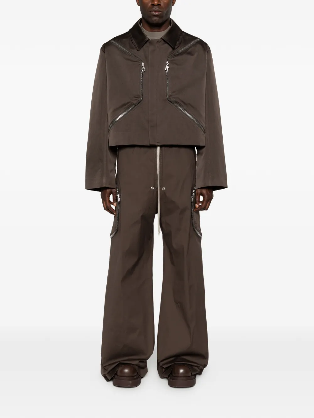 Rick Owens 지퍼 포켓 팬츠 | 와이드 팬츠 | Image 2