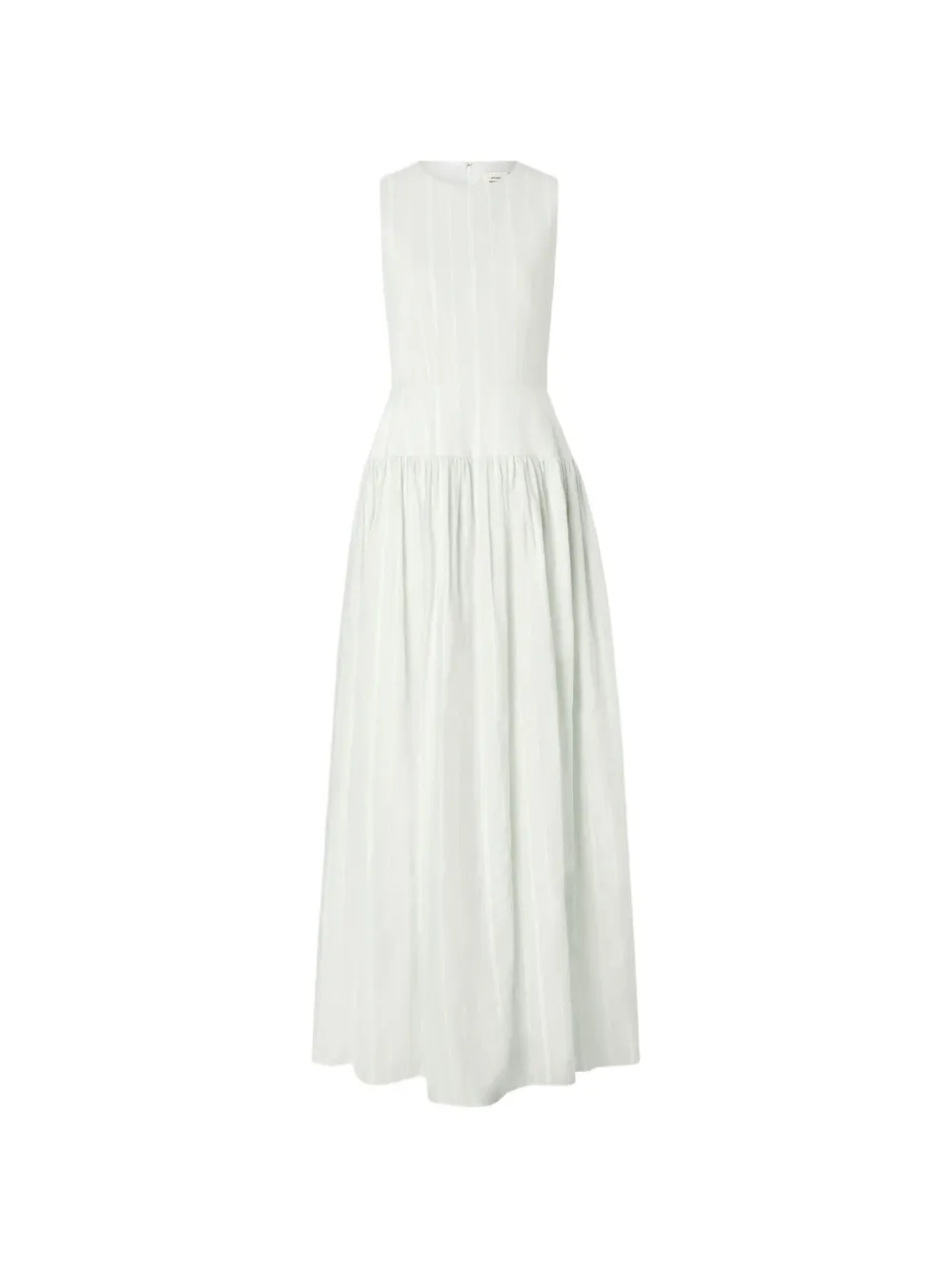 LouLou de Saison robe longue Ama à rayures - Blanc LouLou de Saison robe longue Ama à rayures - Blanc