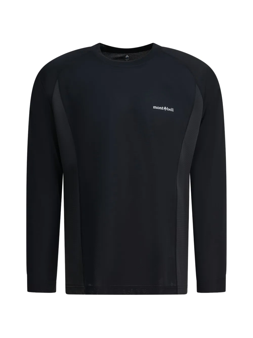 Montbell long-sleeve panelled T-shirt - Nero