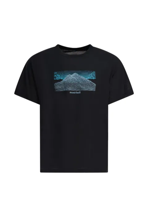 Montbell graphic print T-shirt