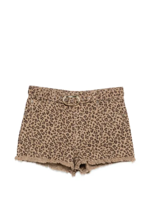 TWINSET shorts con estampado de leopardo