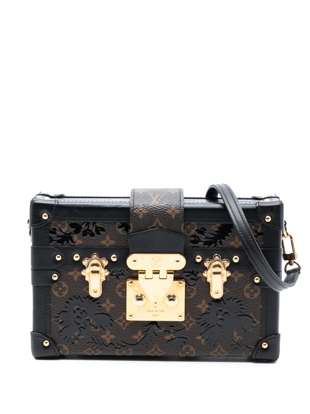 Louis Vuitton Pre-Owned 2021-2025 Monogram Blossom Petite Malle crossbody bag - Marrone