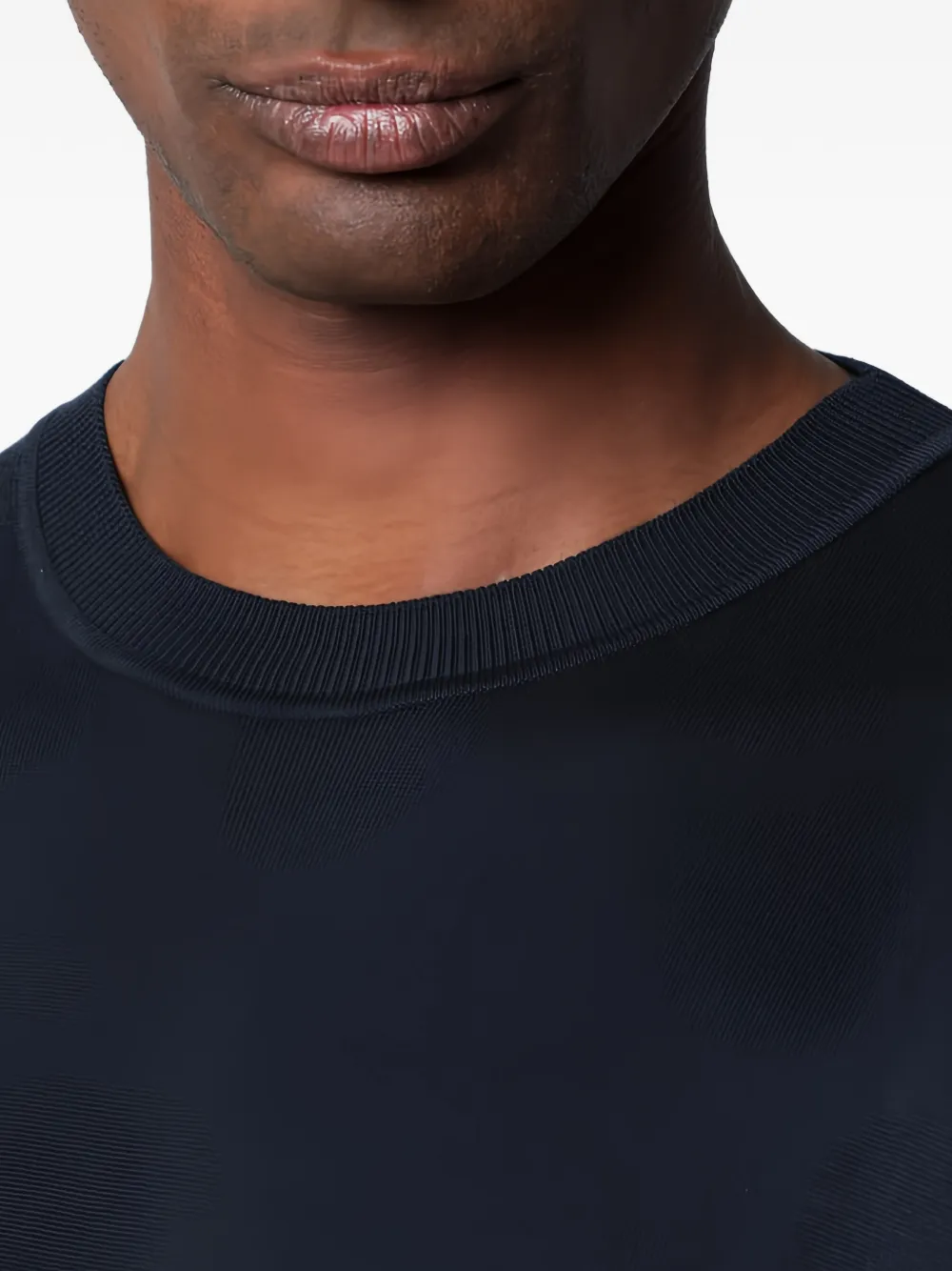 Lardini Gebreid T-shirt Blauw
