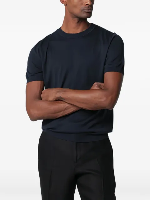 Lardini short-sleeve knitted T-shirt