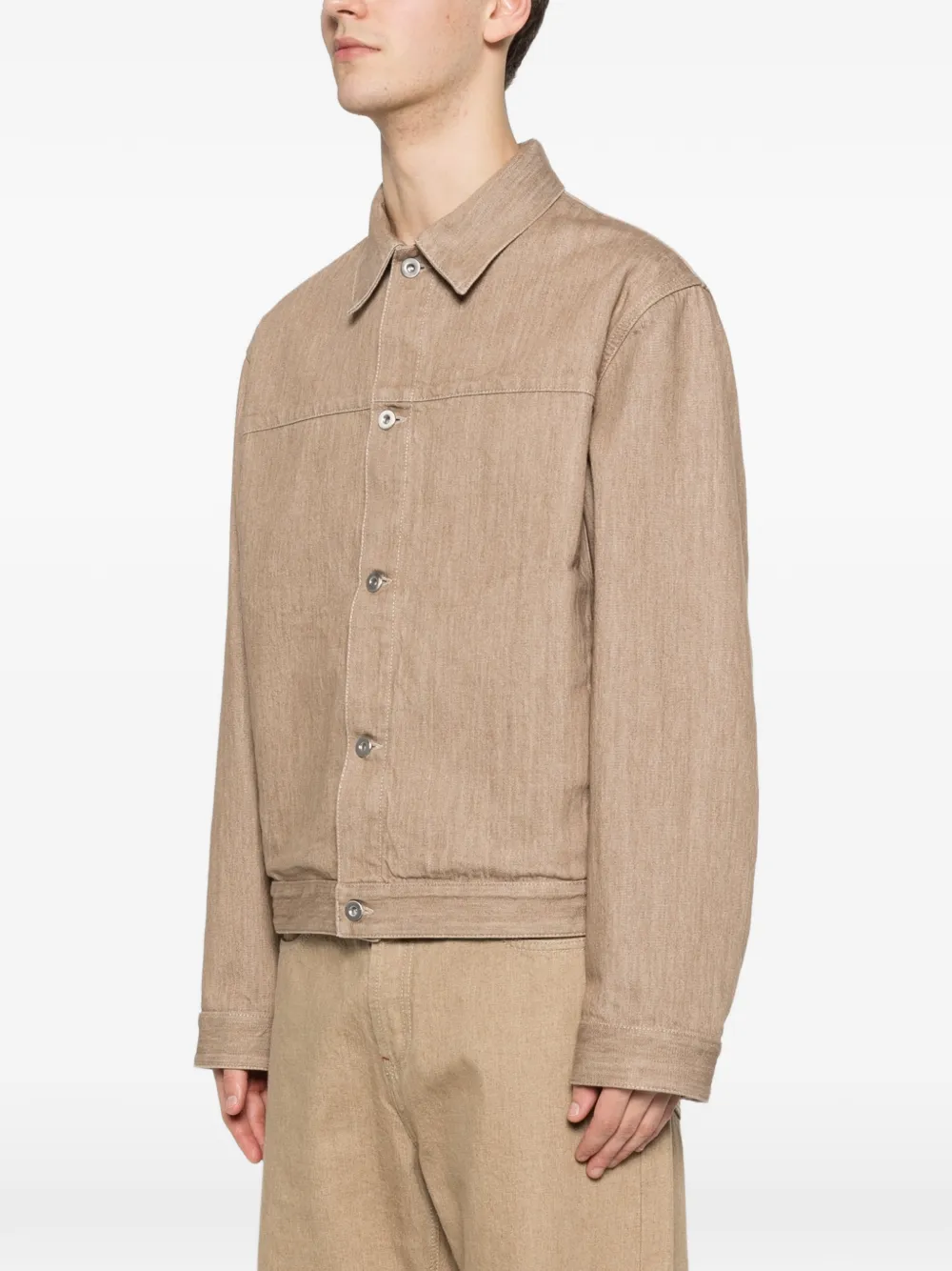  Jil Sander Button Jacket - Neutrals 