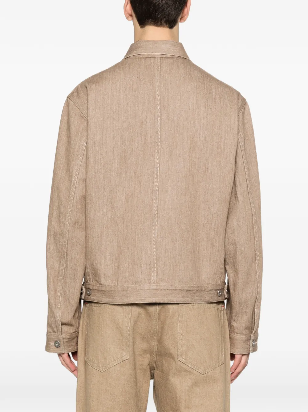 Jil Sander Jack met knopen Beige