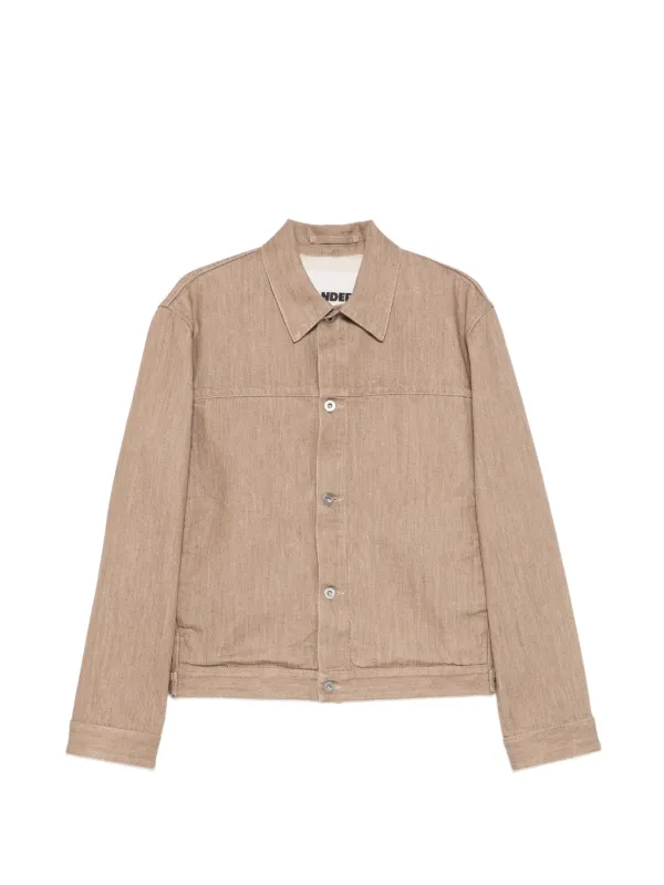 Jil Sander Button Jacket in Neutrals
