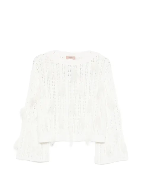TWINSET suéter con flecos