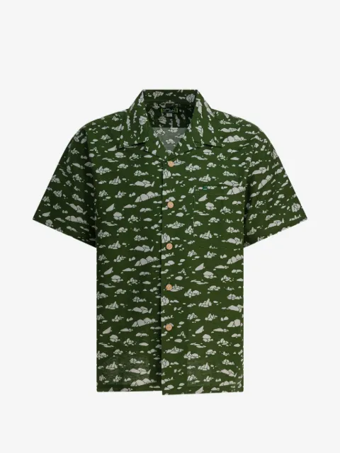 Montbell buttoned patterned shirt