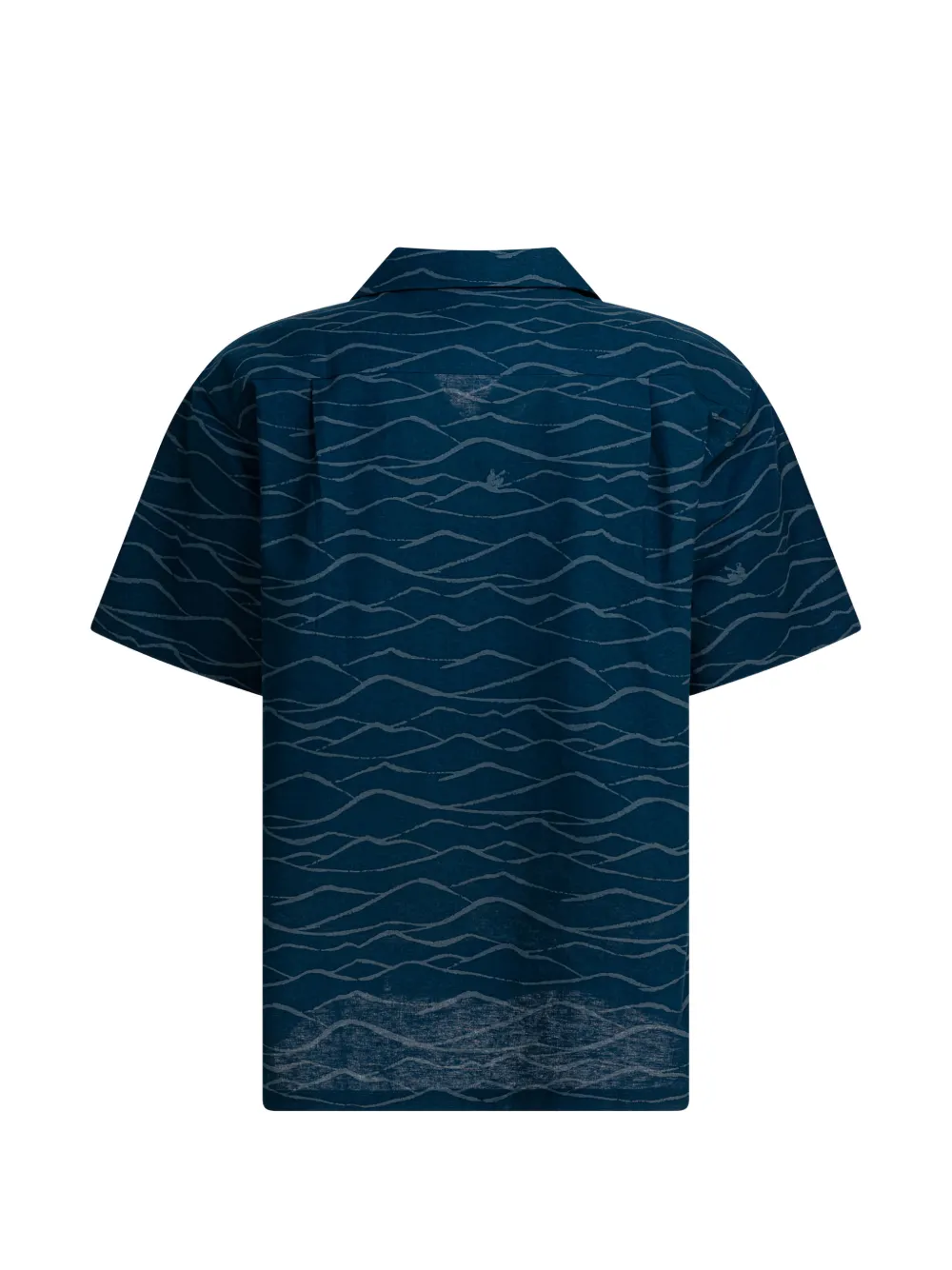  Montbell Patterned Button Shirt - Blue 
