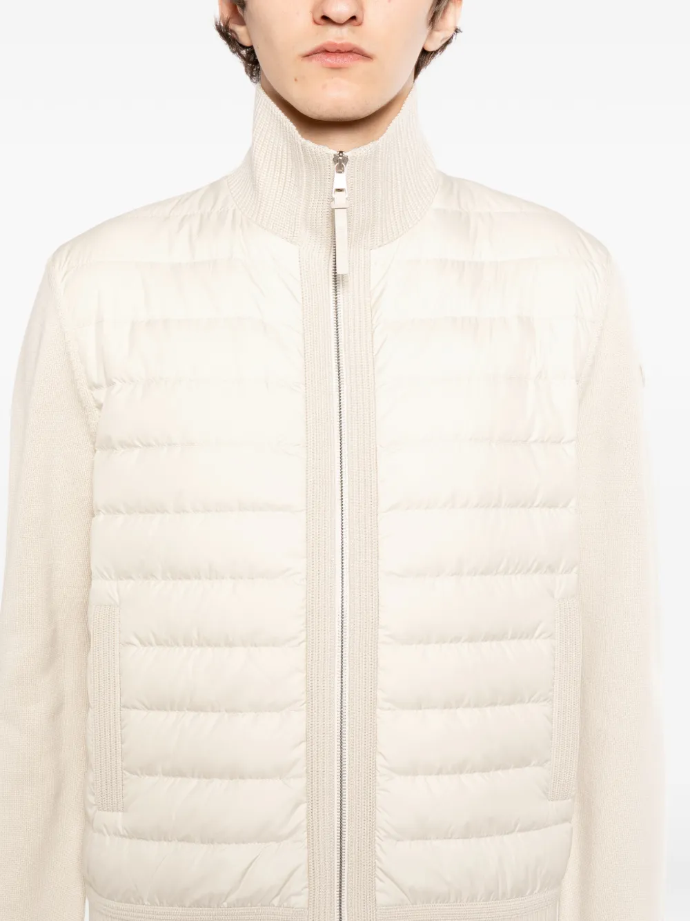 Moncler Gewatteerd vest Beige