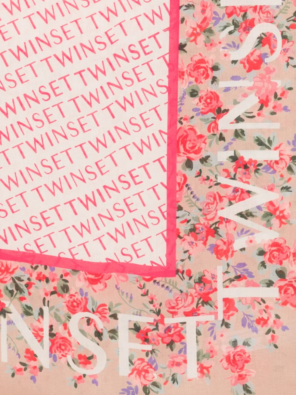  Twinset Floral-print Scarf - Neutrals 