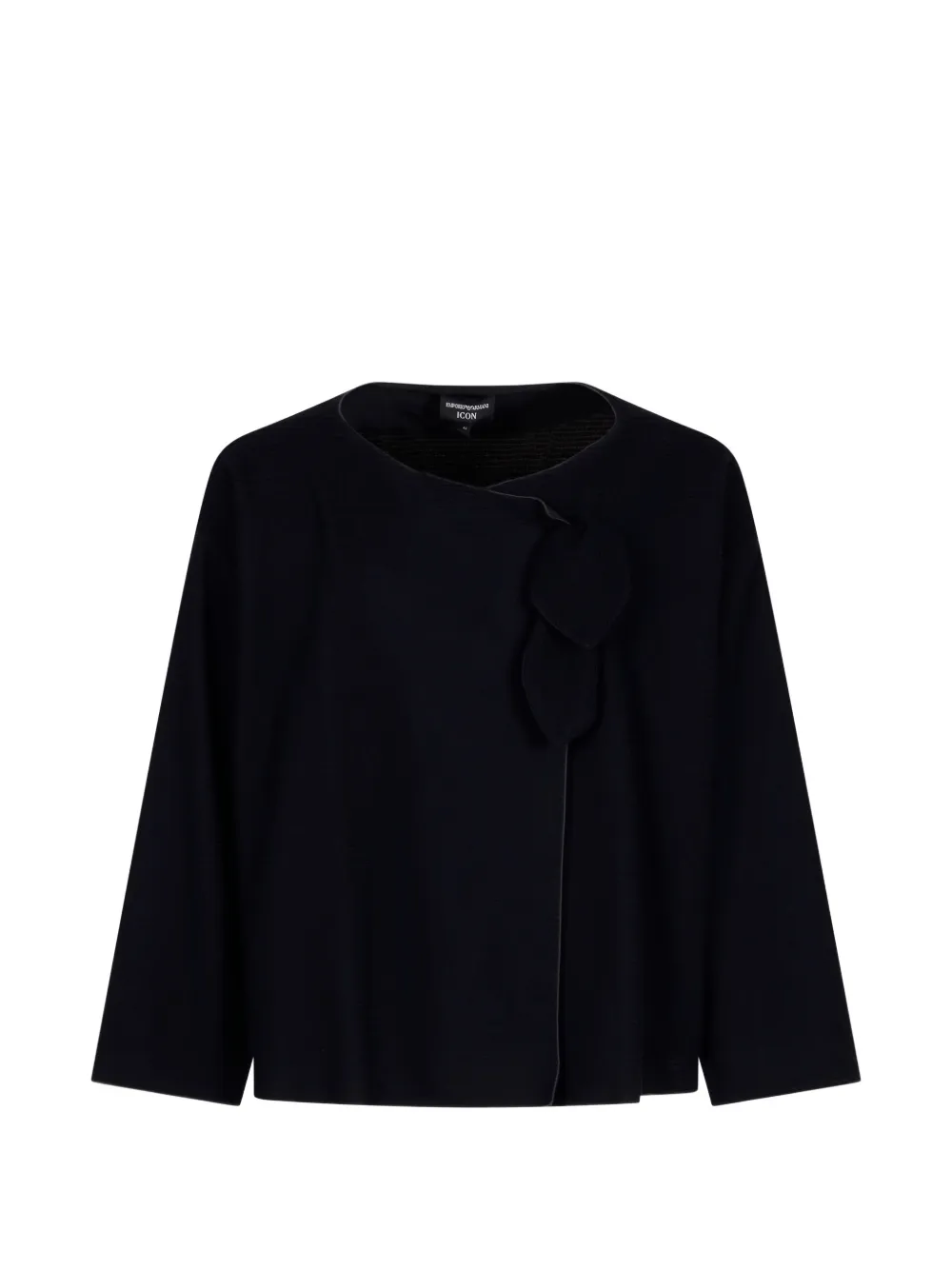 Emporio Armani Giacca senza colletto - Nero