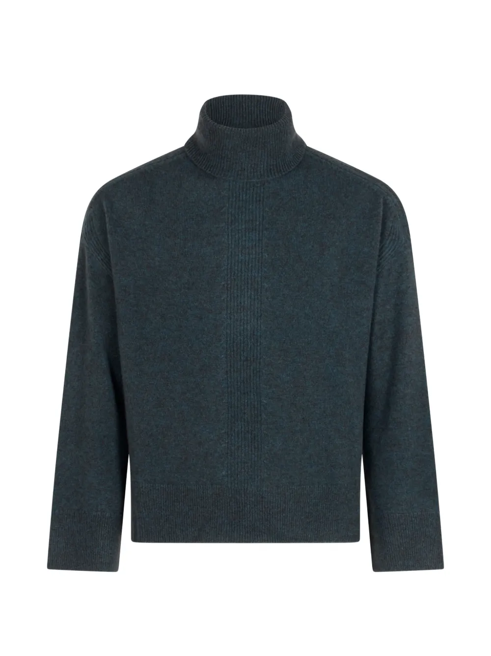 Emporio Armani ribbed roll-neck sweater - Blu