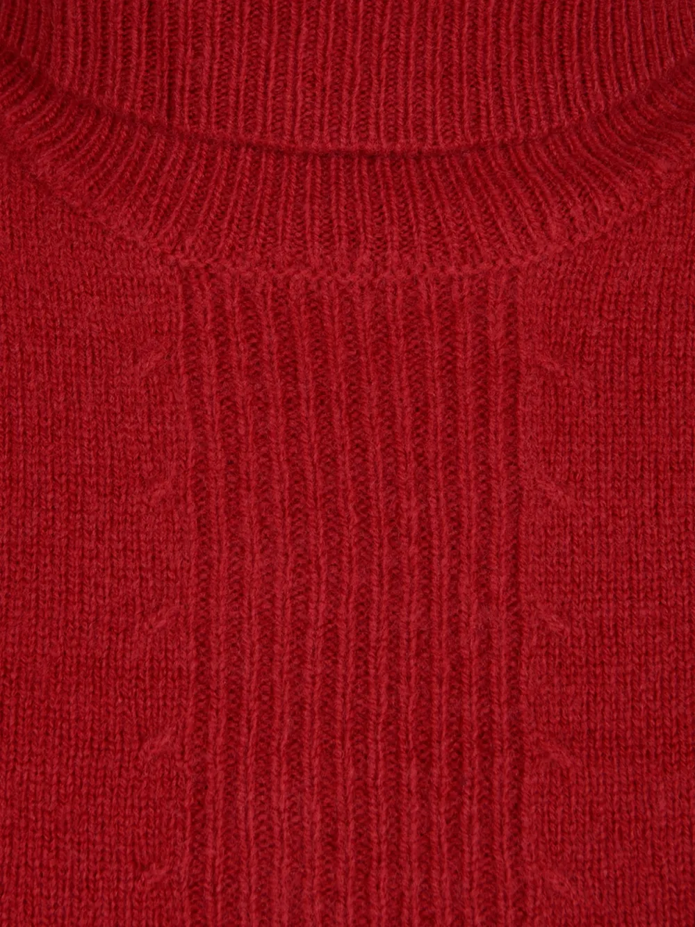 Emporio Armani Gebreide coltrui Rood