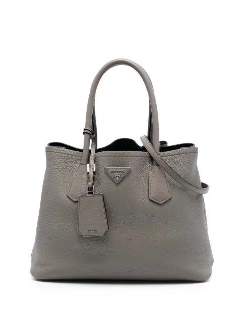 Prada Pre-Owned 2010-2025 Medium Vitello Daino Cuir Double Handle satchel