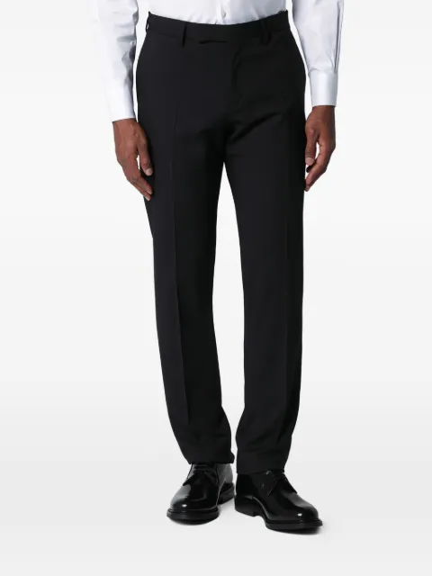 Lardini single-breasted pressed-crease suit