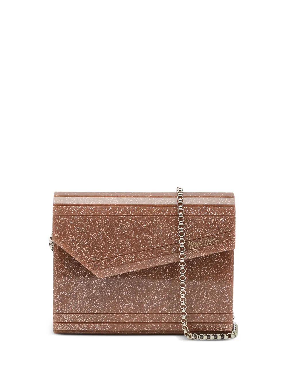Jimmy Choo Candy clutch bag - Marrone