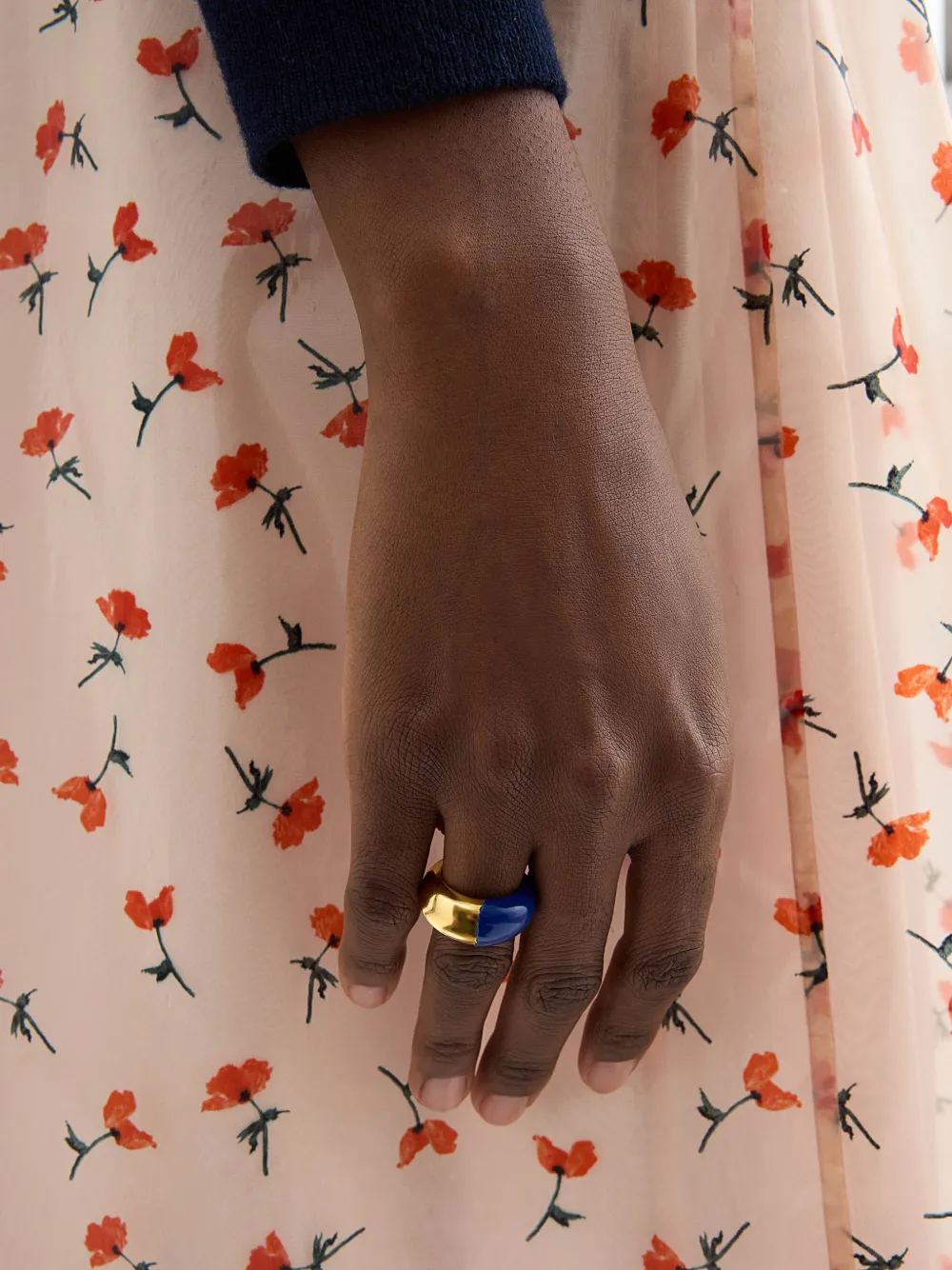  Jil Sander Coated Ring - Gold 