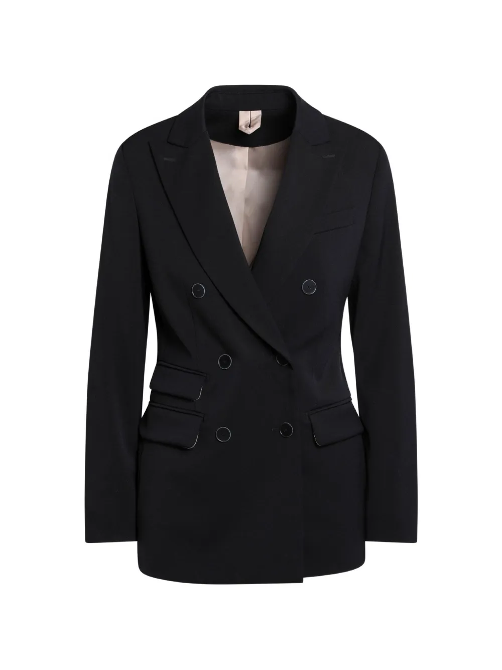 Max Mara double-breasted fitted jacket - Black