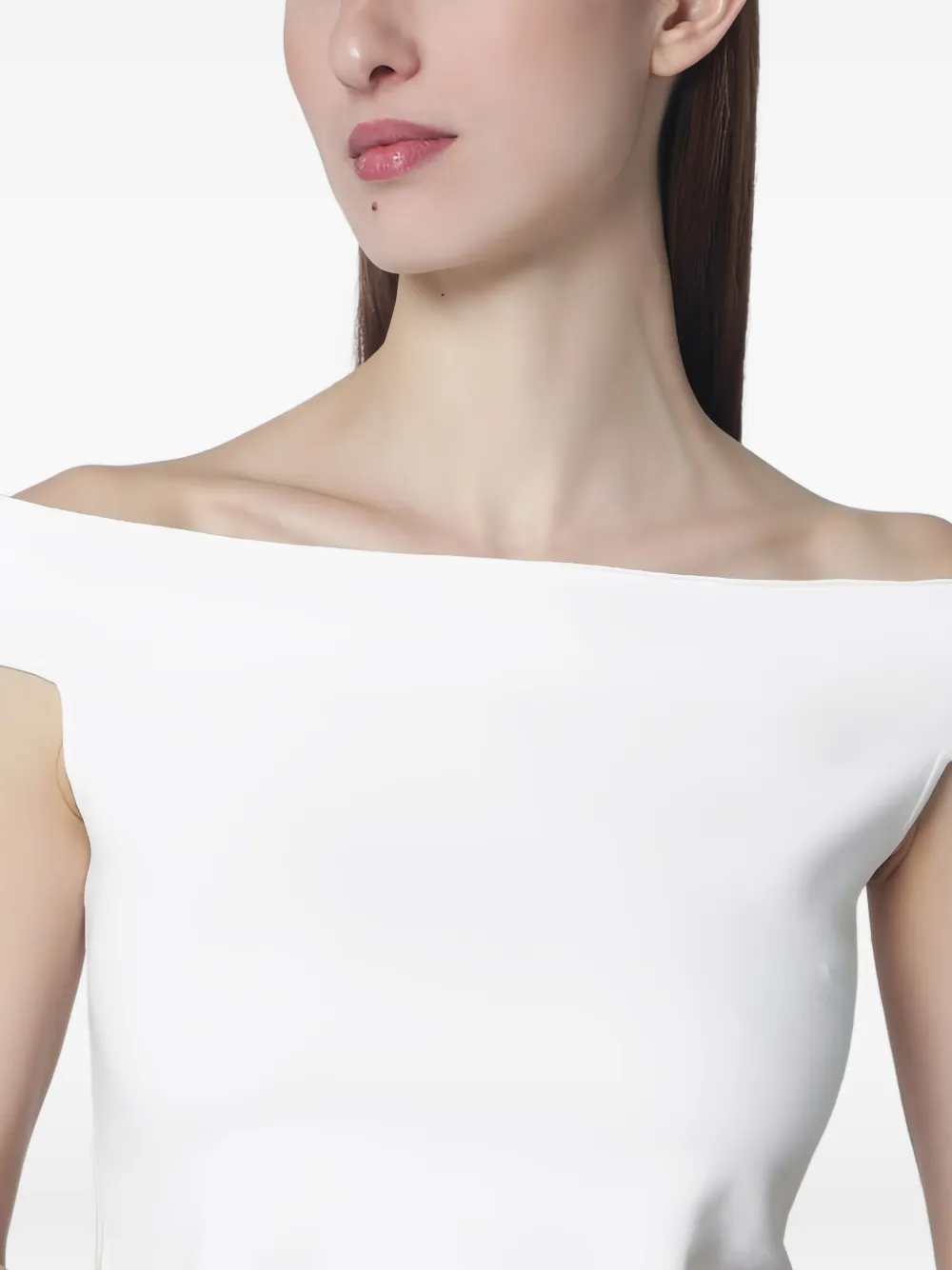 SIMKHAI Dalton off-shoulder top Wit