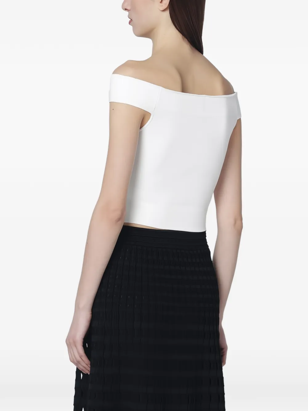 Simkhai Dalton Off-shoulder Top - White 
