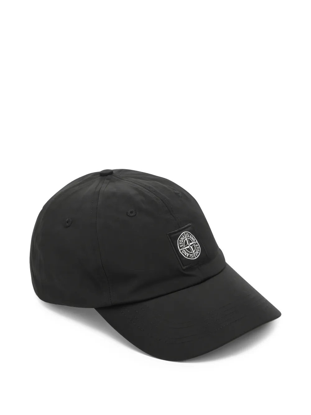  Stone Island Logo-patch Baseball Cap - Black 