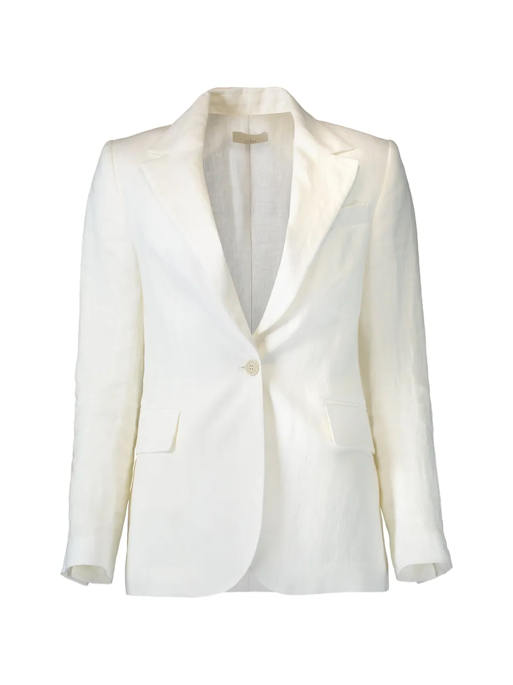 Eleventy single-breasted two-button blazer - Weiß