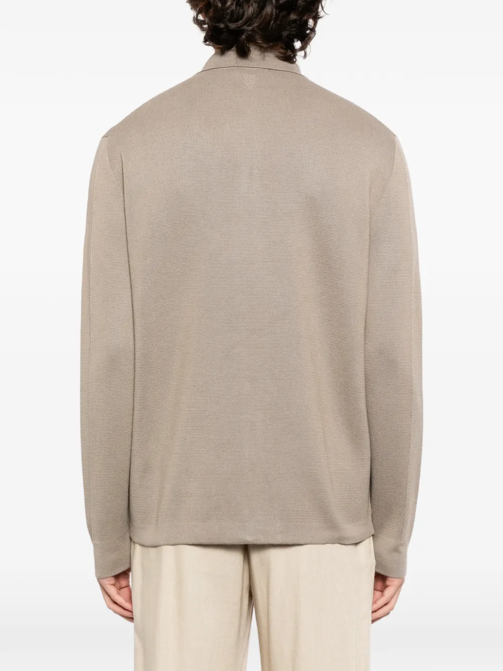 Canali Jack met kraag Beige