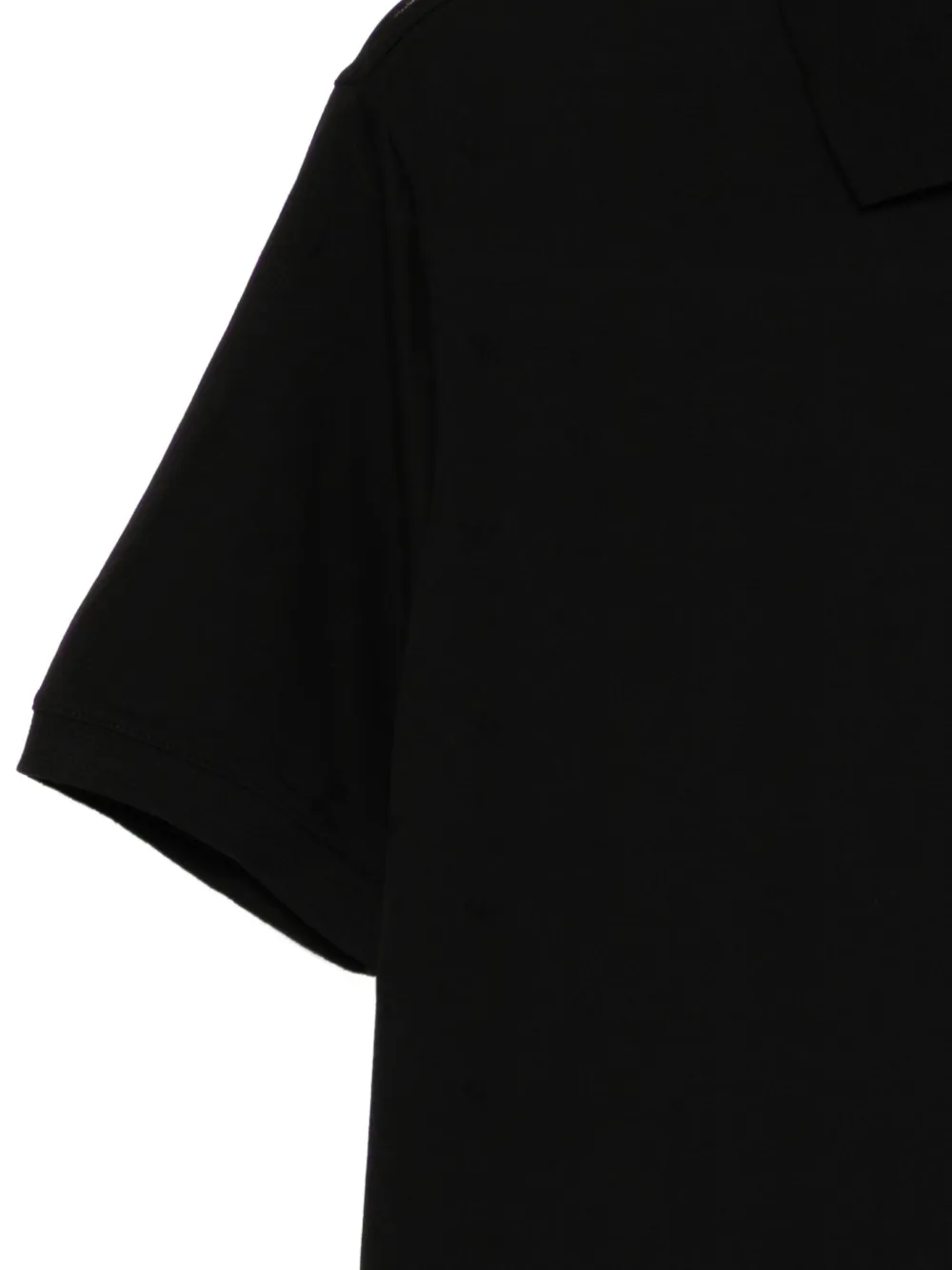 Emporio Armani Jersey poloshirt Zwart