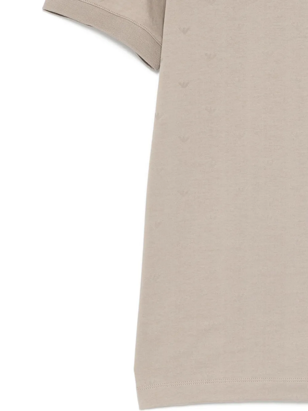 Emporio Armani Jersey poloshirt Beige