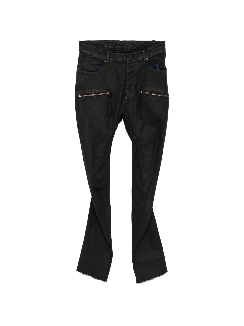 Masnada Pantaloni con zip - Nero