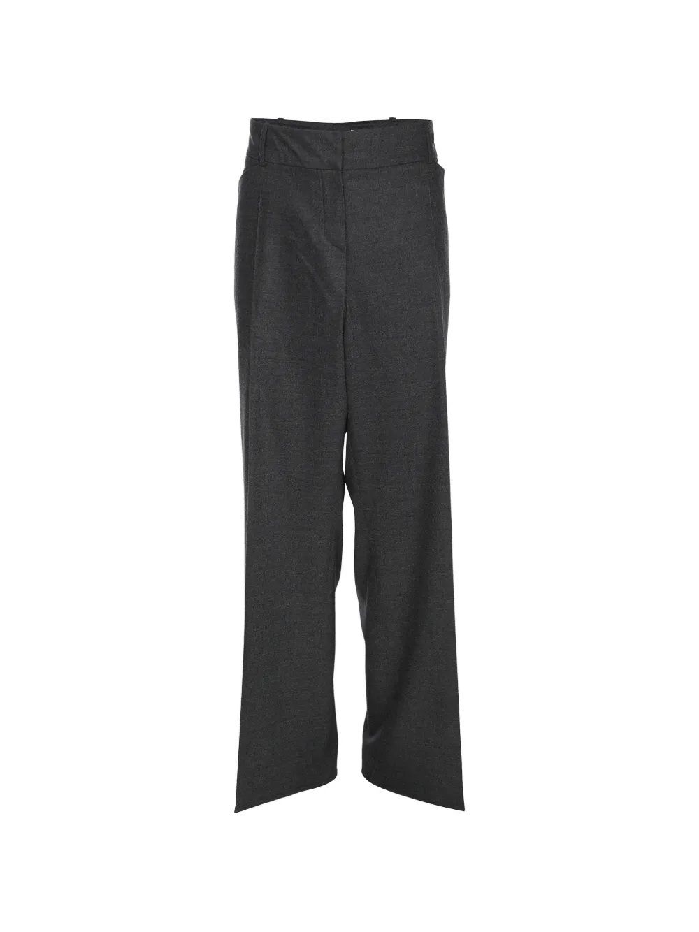Zenith Pantaloni dritti con pieghe - Grigio