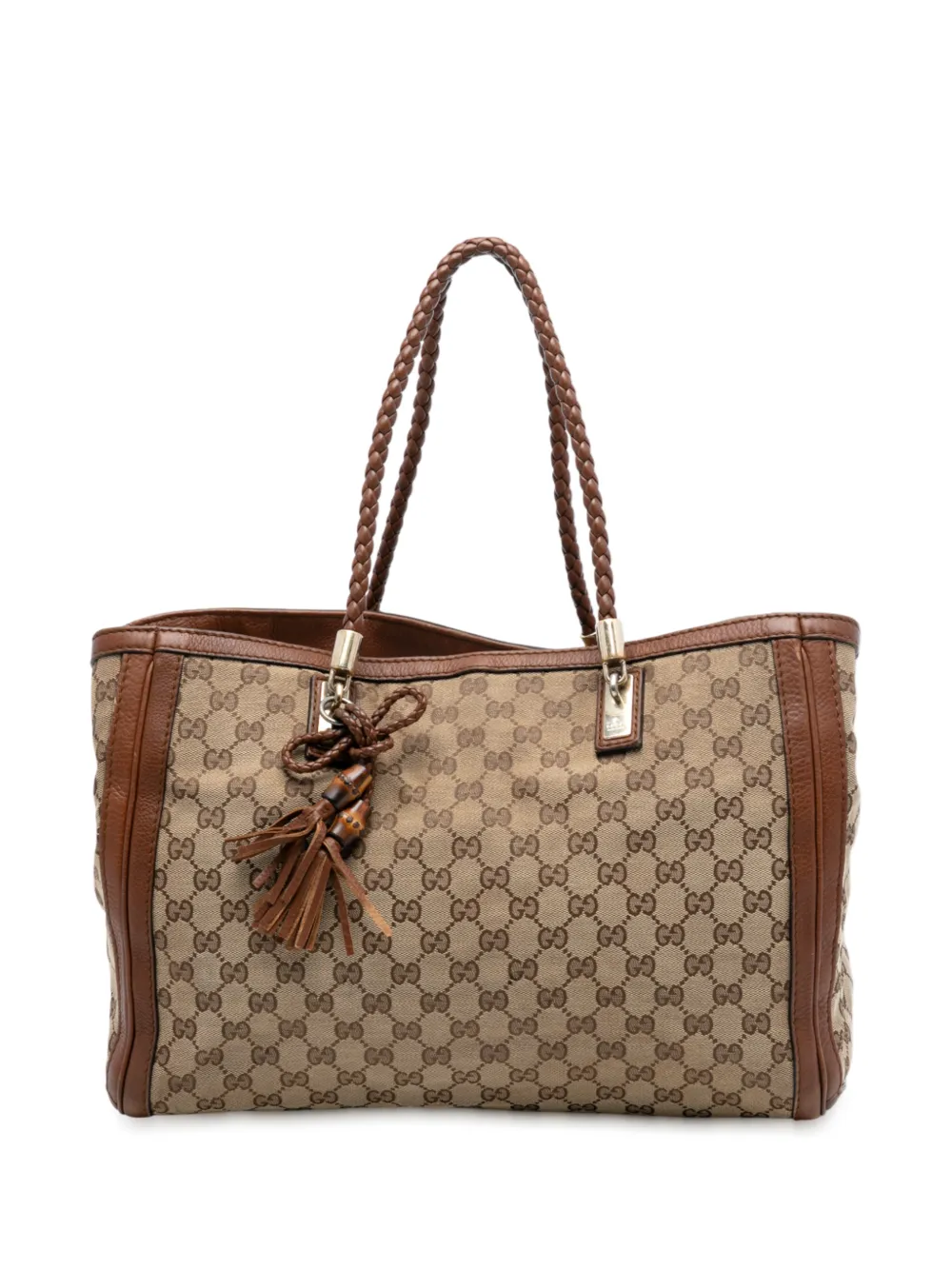Gucci Pre-Owned 2016-2025 Medium GG Canvas Bella tote bag - Marrone