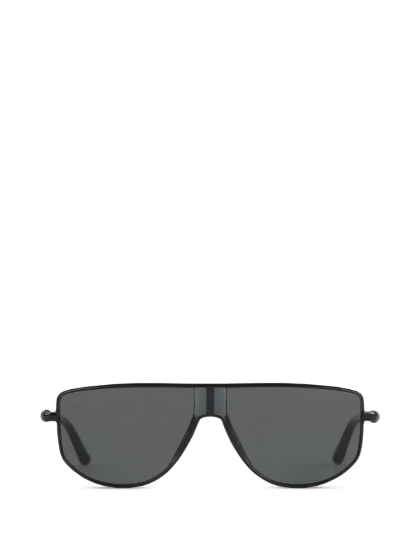 Jacquemus Geometric-frame Sunglasses in Black