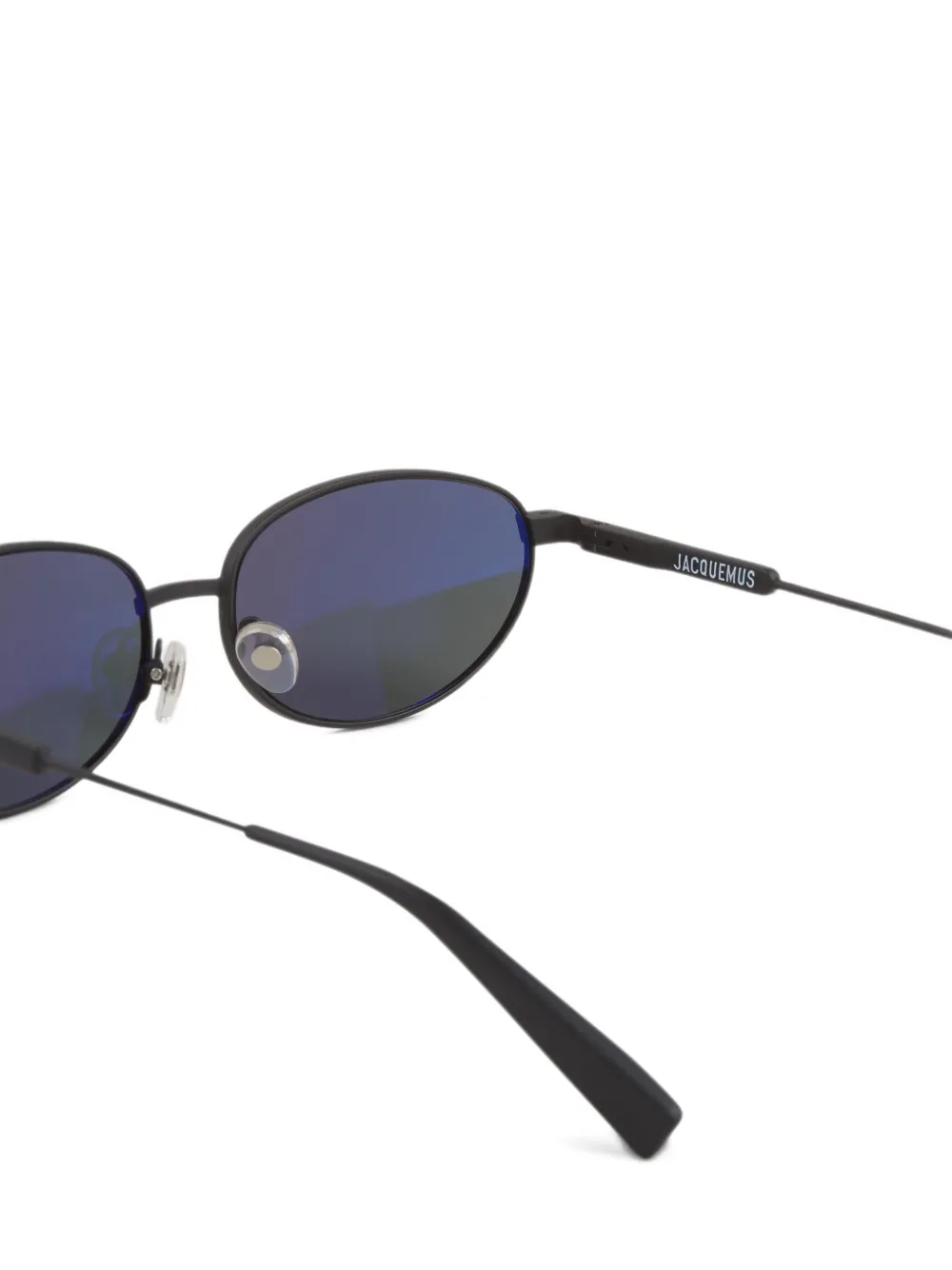 Jacquemus oval-frame Sunglasses | Black | FARFETCH from Jacquemus