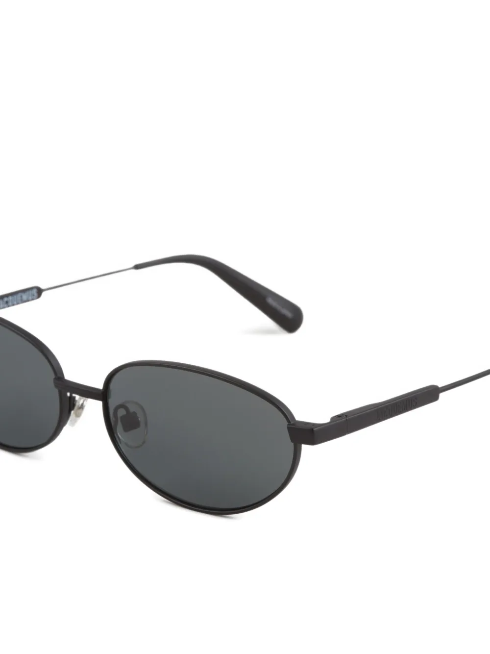 Jacquemus oval-frame Sunglasses | Black | FARFETCH from Jacquemus