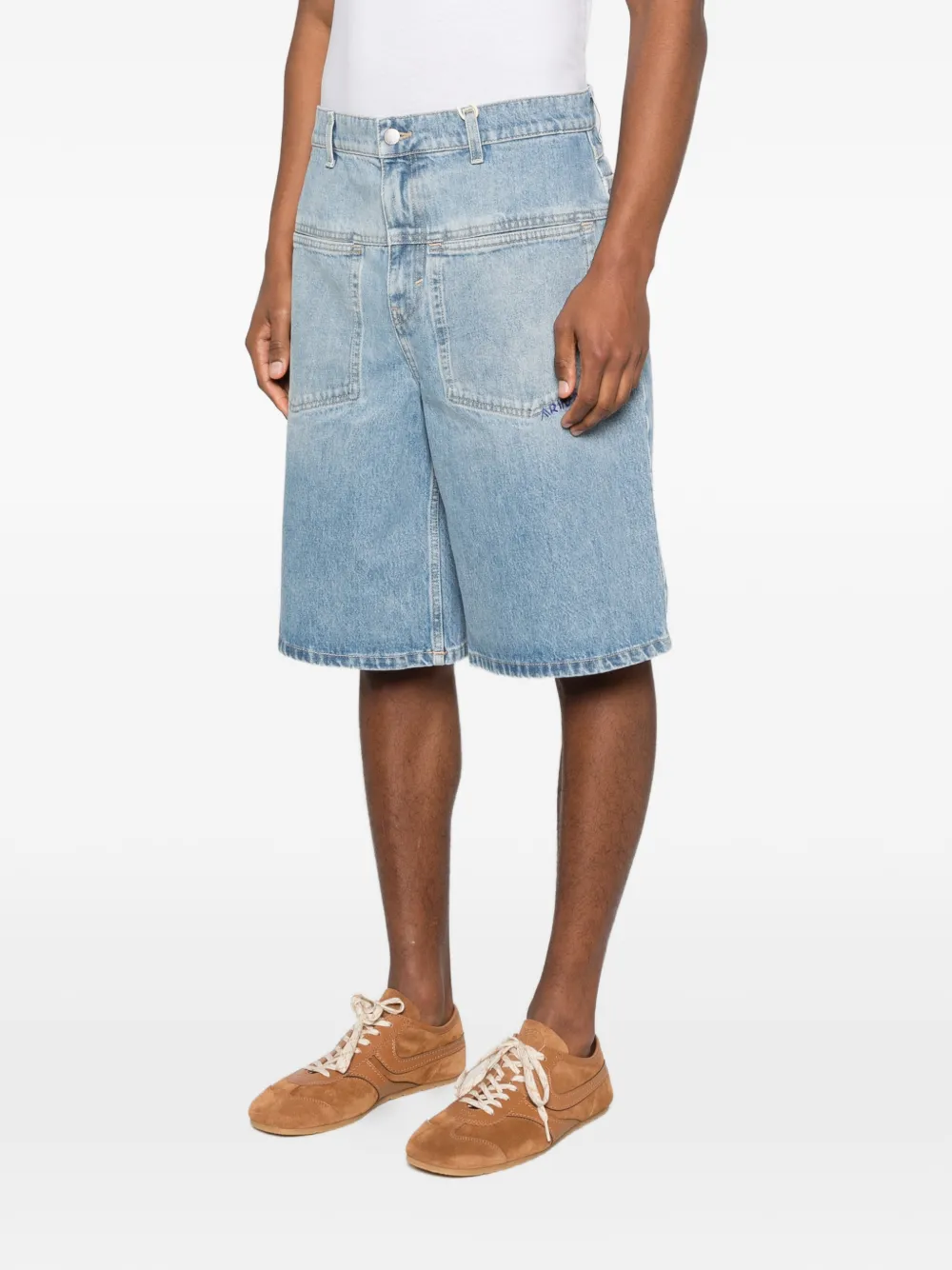 Axel Arigato Shorts met logo Blauw