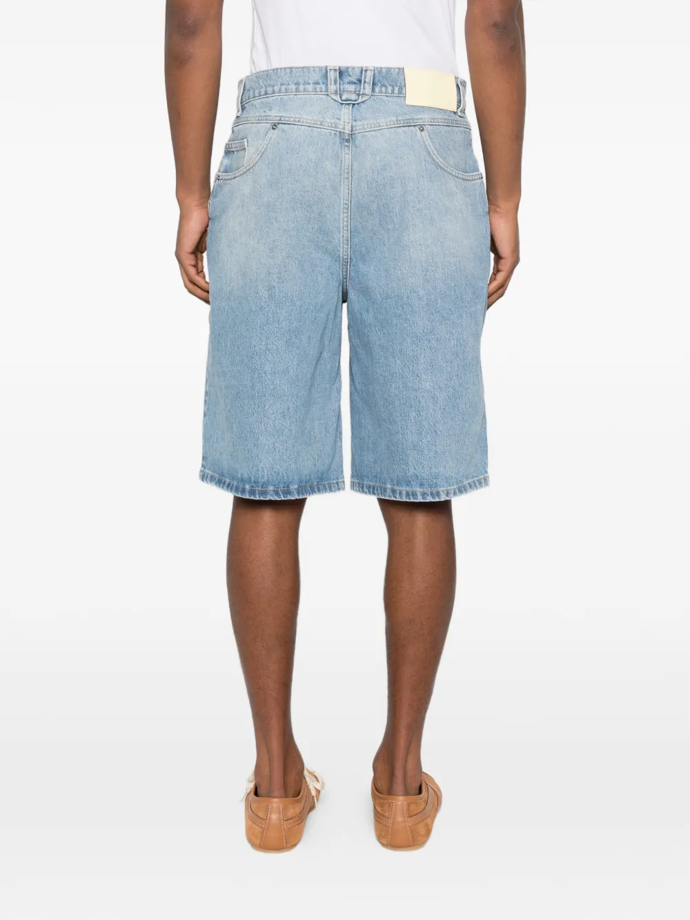 Axel Arigato Shorts met logo Blauw