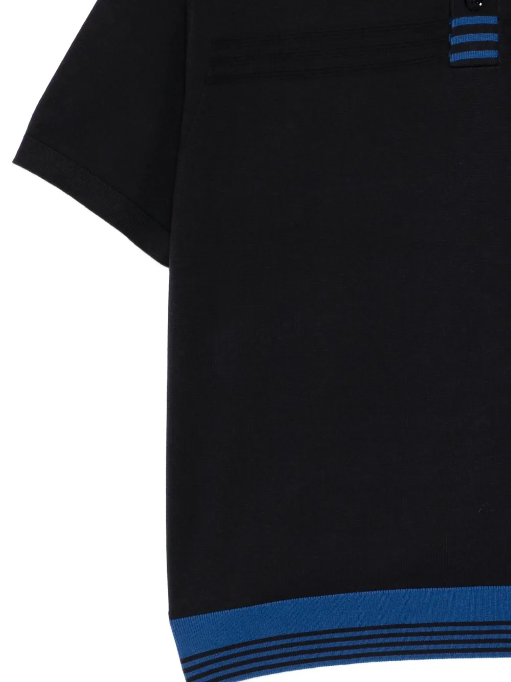 PS Paul Smith Gestreept poloshirt Zwart
