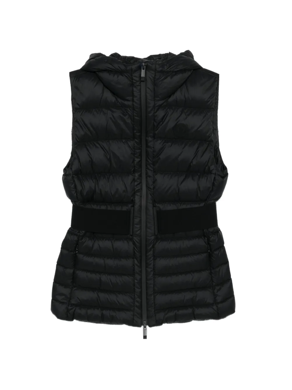 Moncler hooded panelled jacket - Nero