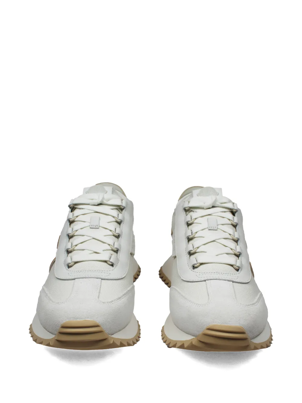 Moncler Pacey 2 logo leather sneakers Grijs