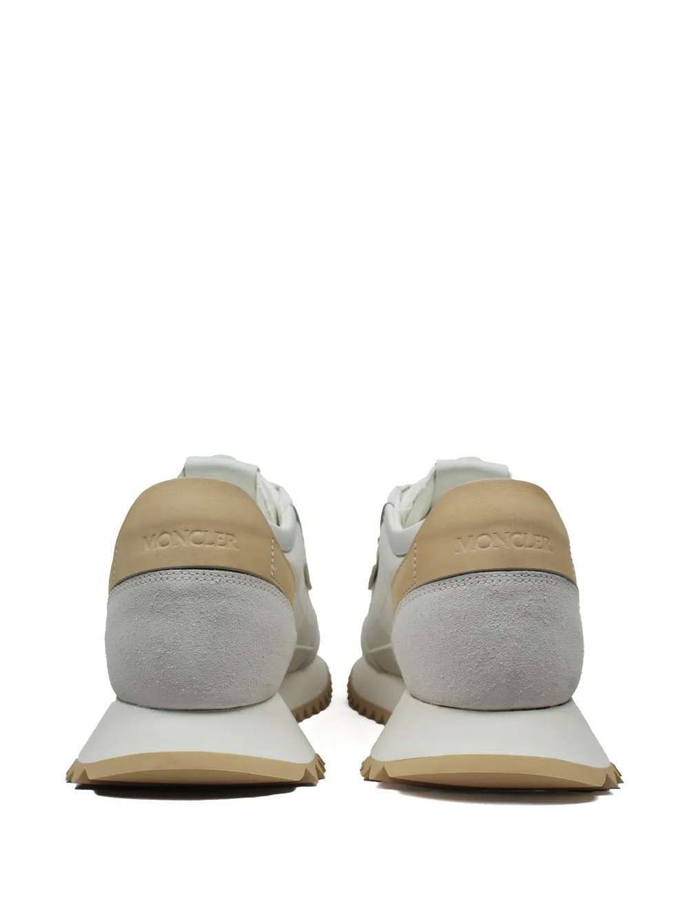 Moncler Pacey 2 logo leather sneakers Grijs