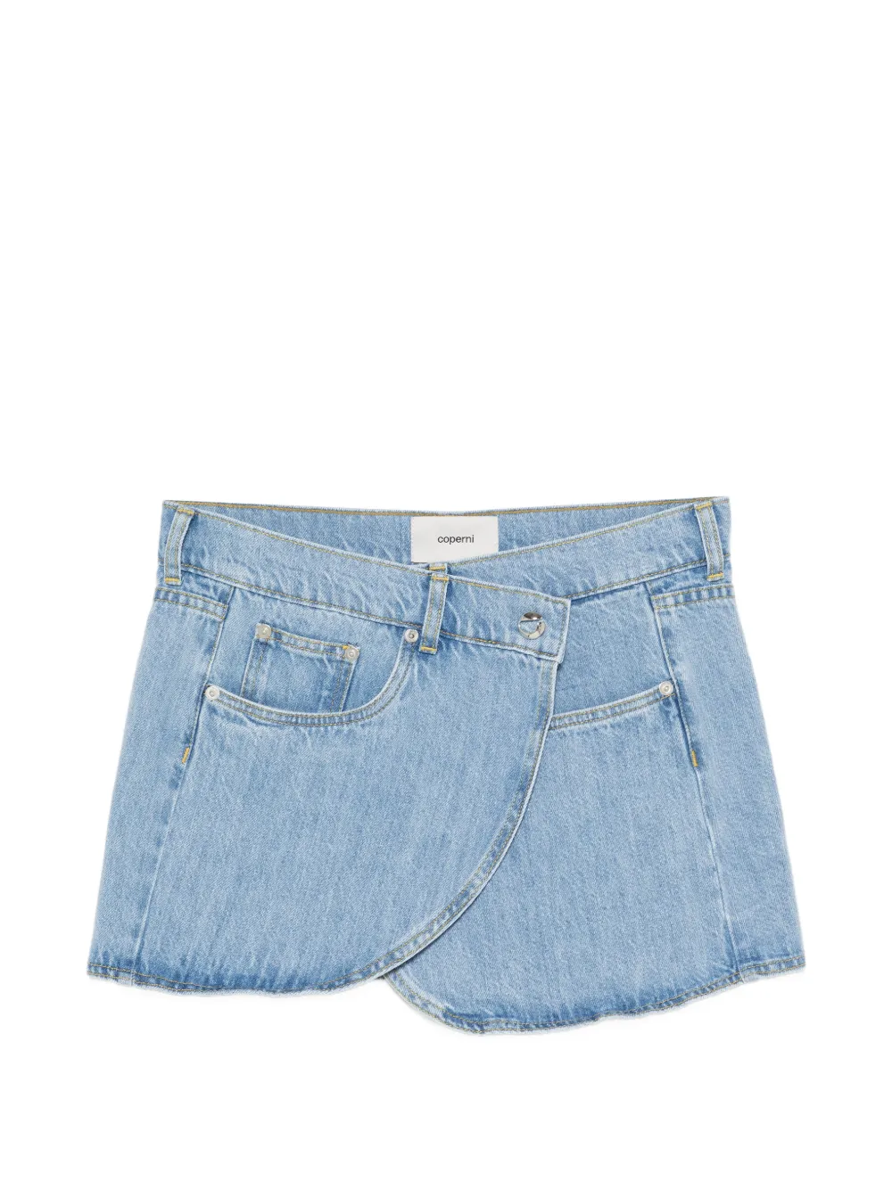 Coperni Gonna denim asimmetrica - Blu