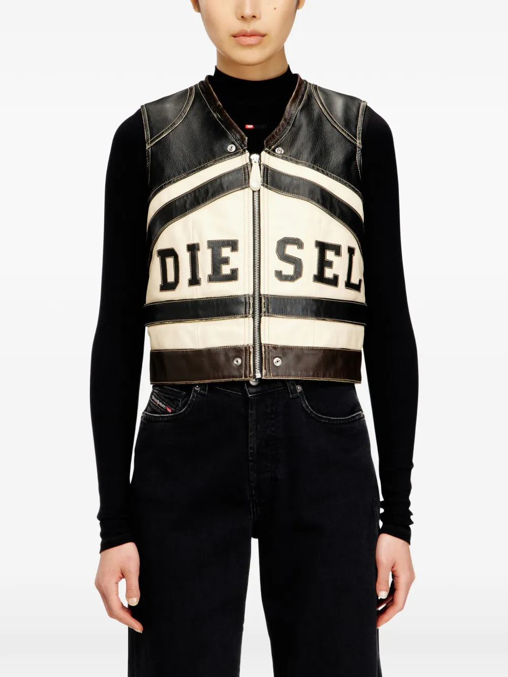  Diesel L-flycou-20th Gilet - Black 